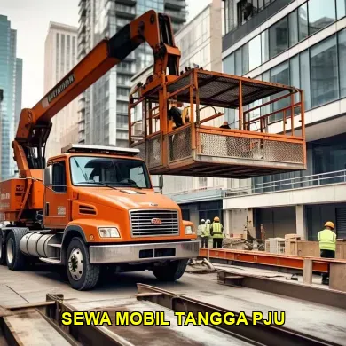 sewa mobil tangga pju